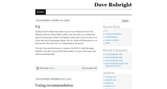 Desktop Screenshot of daverubright.com