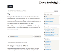 Tablet Screenshot of daverubright.com